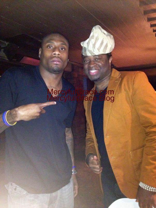 Jacoby Jones (Baltimore Ravens with Àrèmúorin - Anthony Everest