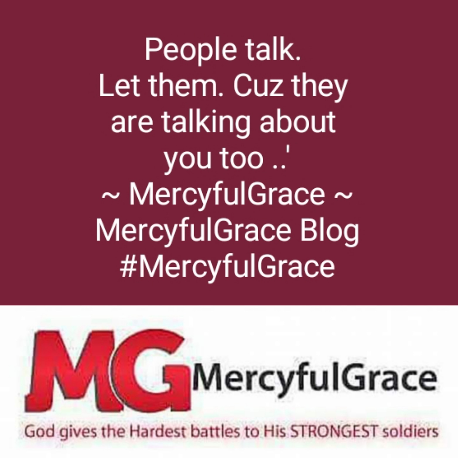 People talk - mercyfulgrace blog